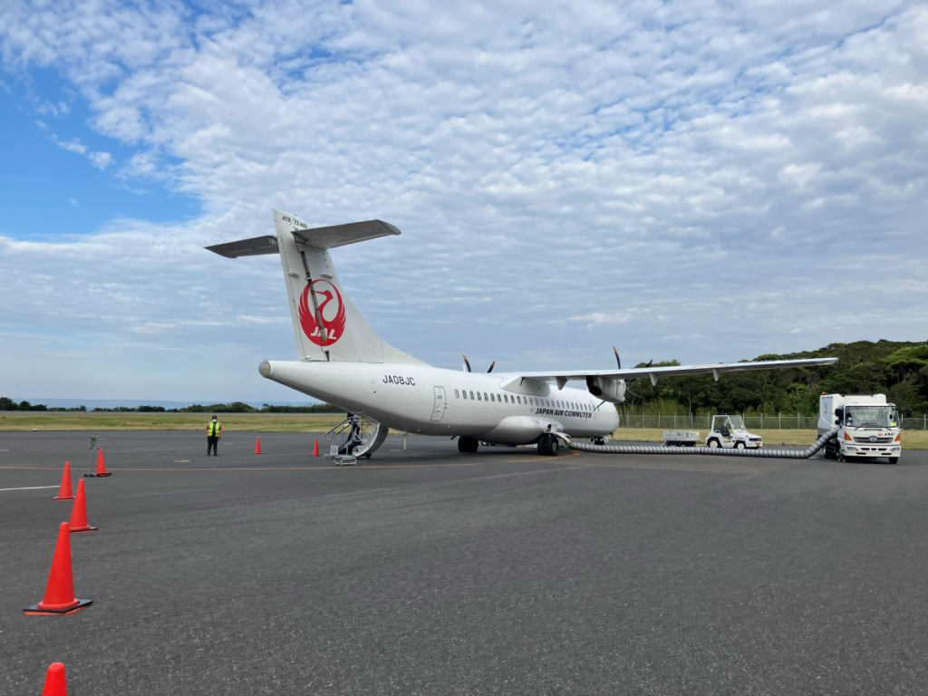 鹿児島空港から飛行機で屋久島空港へ